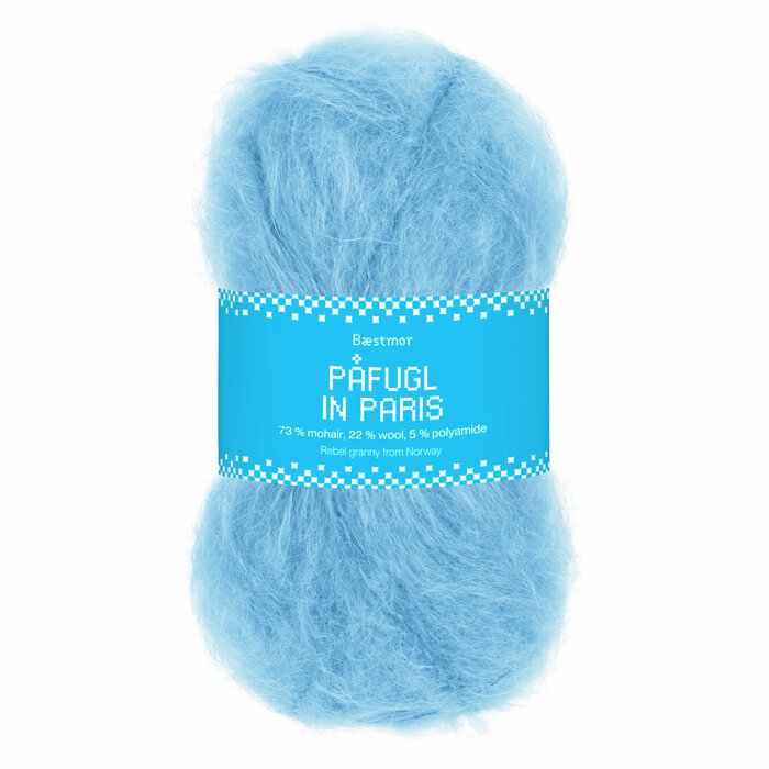 Påfugl in Paris 7945 Ice blue