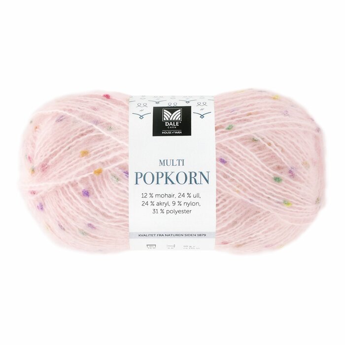 Multi Popkorn 504 Lys rosa