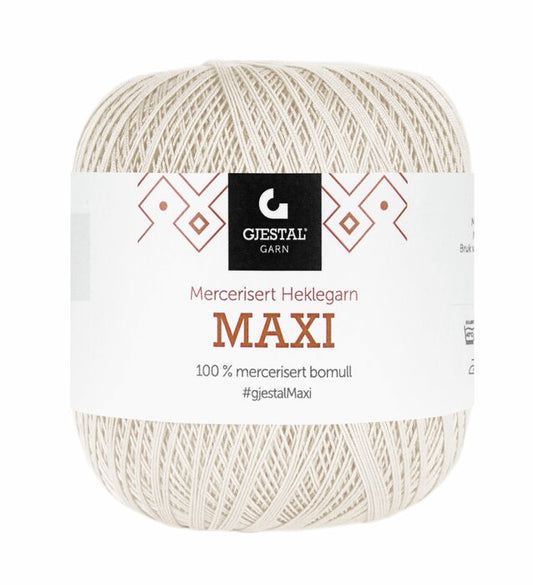 Maxi Heklegarn 100 Ubleket
