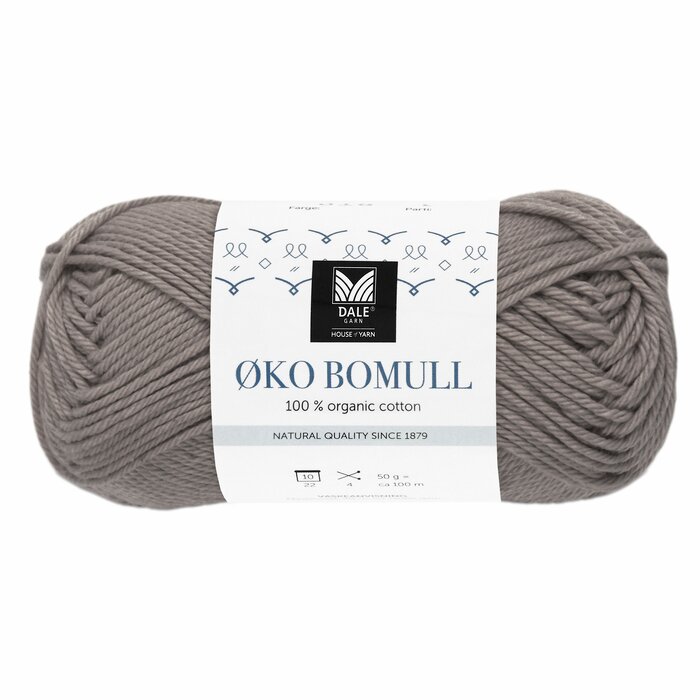 Øko Bomull 307 Grå
