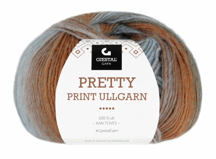 Pretty Print Ullgarn 505 Rustfarget print