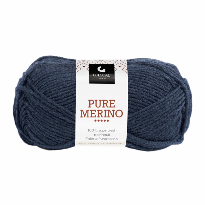Pure Merino 129 Indigoblå