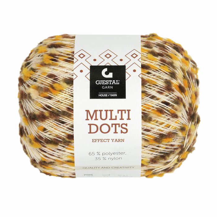 Multi Dots 901 Brun/Safran dots