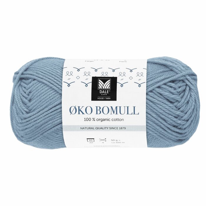 Øko Bomull 306 Lys denim